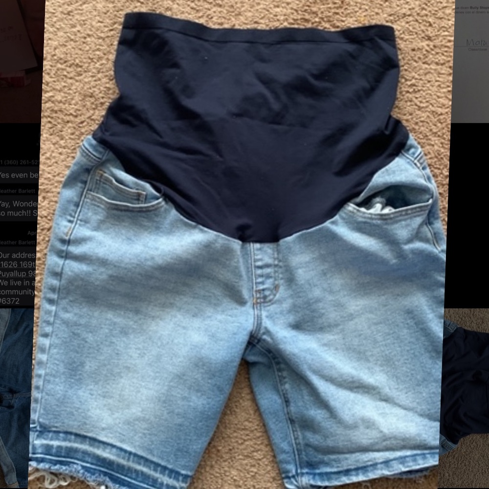 Maternity shorts